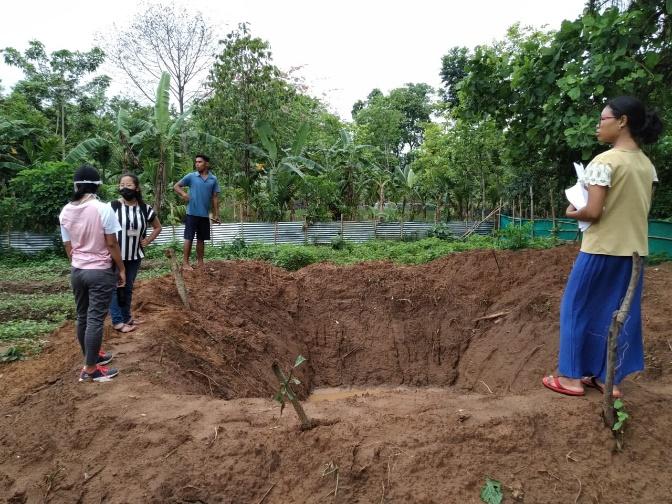 J:\ONGOING\CLLMP DATABASE 2020\6. JUNE 2020\4. Visit to Rimrangpara Village Dalu Block , 4th June 2020\Inspection of ongoingvJalkhund near Community Nursery at Rimrangpara.....jpg